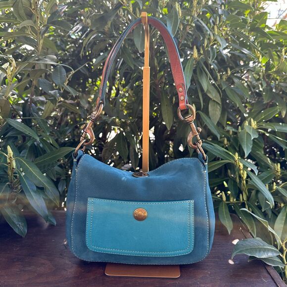 Vintage Coach Chelsea Bag Leather Shoulder Hobo Pebble Grain Purse 